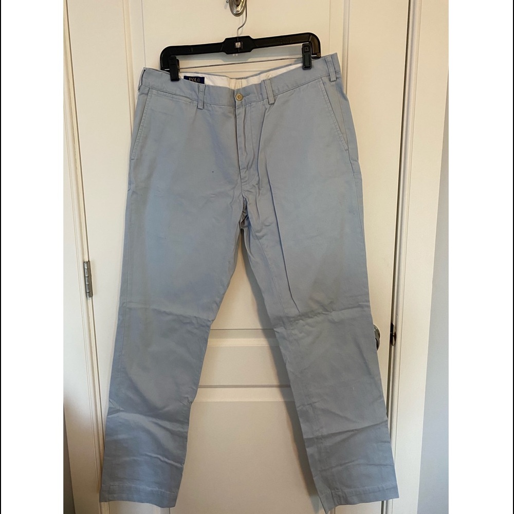 Men’s Polo by Ralph Lauren Blue Slim Fit Pants